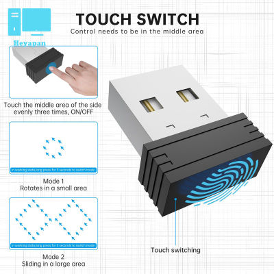 เมาส์มินิ Usb สัมผัสคอมพิวเตอร์อัตโนมัติป้องกันการเมาส์การนอนหลับ Mover Awake ช่วยจำลองโปรแกรมควบคุมอุปกรณ์ฟรี