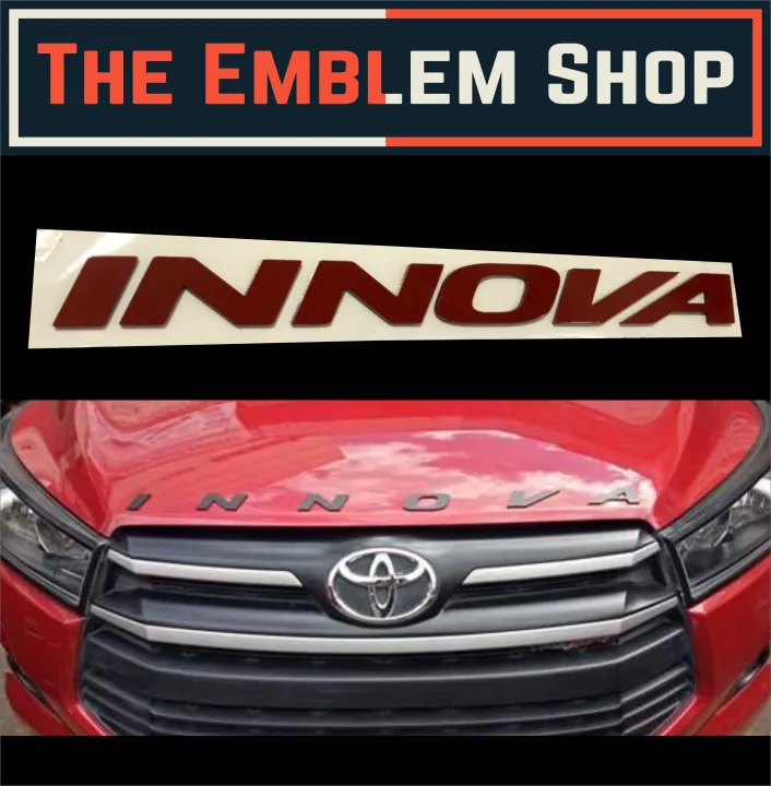 Toyota Innova Hood Emblem Red Lazada Ph