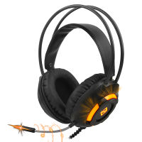 BENTOBEN 7.1 Surround Gaming Headset Stereo Sound Headphone with Microphone LED Light for PC Gamer USB Wired Earphones