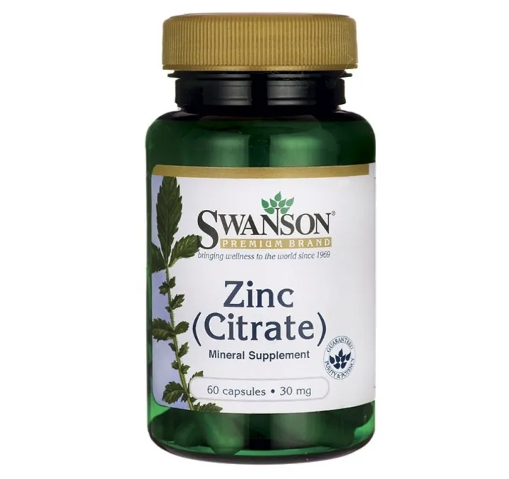 Swanson Zinc Citrate 30mg 60 Capsules Lazada Ph 5355