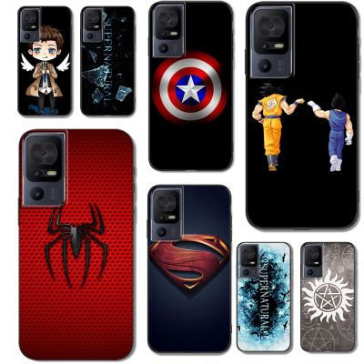 Case For TCL 40SE Case Back Phone Cover Protective Soft Silicone Black Tpu Brand Logo
