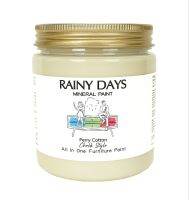 Chalk Paint ,Rainy Days Mineral Paint ( Prry Cotton ) สีทาเฟอนิเจอร์  สำหรับงาน DIY   ,วินเทจ-ปกปิดดี ไม่มีกลิ่น ใช้งานง่าย ชนิดทา