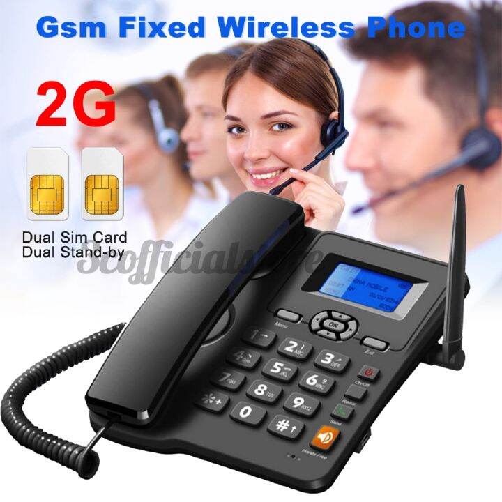 GSM fixed landline wireless phone TES 6588 Dual Sim Lazada PH