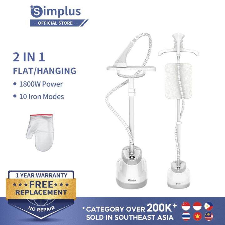 Steam Iron Garment Ironing Vertical for Clothes 2 in 1Dry and Lazada PH