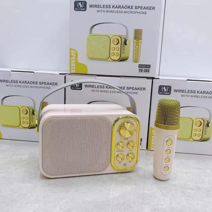 ลำโพงบลูทูธ-ys-103-ลำโพงย้อนยุคมัลติฟังก์ชั่น-wirless-bluetooth-speaker-ลำโพงไร้สายพกพา-เสียงเบสหนักแถมฟรีไมล์ลอย