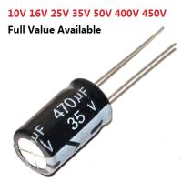 20PCS 35V 470uF Aluminum Electrolytic Capacitor 4V 10V 16V 25V 35V 100UF 220UF 330UF 470UF 680UF 1000UF 47UF 1500UF 10UF 22UF Electrical Circuitry Par