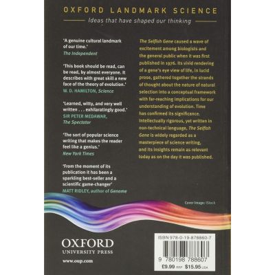 Cost-effective The Selfish Gene By (author) Richard Dawkins Paperback Oxford Landmark Science English