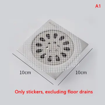 5pcs White Round Disposable Drain Hair Catcher, Anti-clogging Sewer Stopper  Filter For Bathtub, Kitchen, Shower