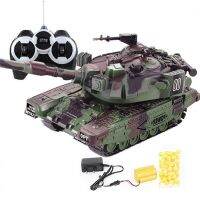 1:32 Military War RC Battle Tank Heavy Large Interactive Remote Control Toy Car with Shoot Bullets Model Electronic Boy Toys