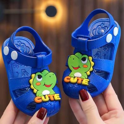 Childrens Cute Walking Shoes Summer Baby Soft Sole 0-1-2-3 year Boys and Girls Baby Home Anti slip Sandals