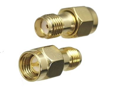 1pcs Connector Adapter SMA Male Plug to SMA Female Jack RF Coaxial Converter Straight New Brass Electrical Connectors