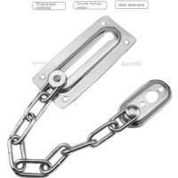 Metal Iron Security Chain Guard with Anti-Theft Chain  Door Chain Lock  Door Security Latch Guard for Home Door Hardware Locks Metal film resistance