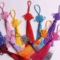 10pcs Chinese Knot Tassel knot Diy Craft Material Handmade Hanging spike Anti-wrinkle Bookmark Accessories