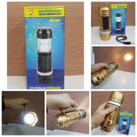 ตะเกียงไฟฉาย ไฟฉาย ไฟแคมป์ปิ้ง GSH-9688 Camping Lamp Solar Zoom 8LED+3W WHITE LED+3W WARM LED