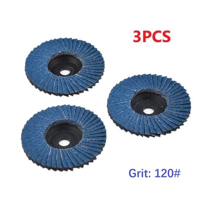 3pcs Grindering Discs 75mm 3 Inch Sanding Discs 120 Grit Grinding Wheels Blades Wood Cutting For Angle Grinder Abrasive Tool