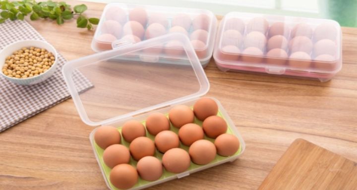 กล่องเก็บไข่-กล่องใส่ไข่15ฟอง-กล่องใส่ไข่-ที่ใส่ไข่ไก่-ที่ใส่ไข่สด-ที่ใส่ไข่ต้ม-ที่ใส่ไข่ไก่-plastic-กล่อเงก็บไข่-15-ที่ใส่ไก่สด-ซ้อนได้