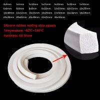 【CW】 1Meter Silicone Rubber Foamed Sponge Strip Doors Windows Gasket 4x4mm-30x30mm