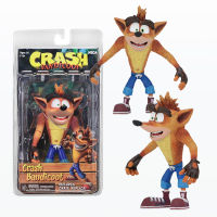 NECA เกม Crash Bandicoot Sane Trilogy Action อะนิเมะรูปของเล่นตุ๊กตาตกแต่งวันเกิดของขวัญ6นิ้ว