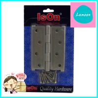 บานพับ ISON 444413 4x3 นิ้ว แพ็ก 2 ชิ้นBUTT HINGE ISON 444413 4X3" PACK2 **ใครยังไม่ลอง ถือว่าพลาดมาก**