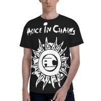 Acice In Chains Mens 3D Printing T-shirt ผู้หญิงร็อคพังก์เย็นแขนสั้นด้านบน O Neck Summer Street Wear เสื้อยืด XS-5XL