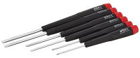 Wiha 26090 Precision Slotted Screwdriver with Precision Handle, 6 Piece Set, multi, one size