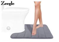 [A Warm]1ชิ้นเสื่อดูดซับเสื่อห้องน้ำ SetShower FloorBathroom Cover Toilet Rug Toilet Cover Foot Mat