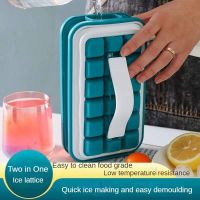 Ice Hockey Kettle 2-in-1 Ice Grid Maker Refrigerator Cold Drink with Lid Ice Box God Craft Frozen Ice Block Mold Ice Maker Ice Cream Moulds