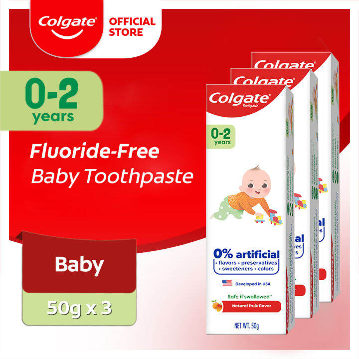 Colgate Baby Toothpaste (02 years old),Pack of 3 Lazada PH