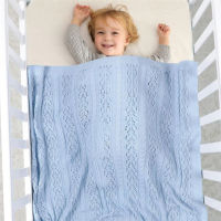 Knitted Baby Blankets Newborn Baby Swaddle Wrap Receiving Blanket Bedding Quilt Throw Blanket Infant Baby Crib Stroller Blanket