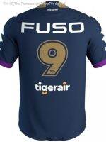 卐卐 2023 new summer style Melbourne home and away mens rugby sports training quick-drying polyester short-sleeved jersey