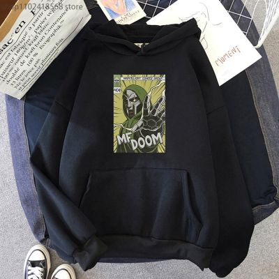 Mf Doom Hoodie Sweatshirt Long Sleeve Pullover Graphic Hoody Hoodies Men Unisex Clothes Cartoon Casual Harajuku Streetwear Size XS-4XL