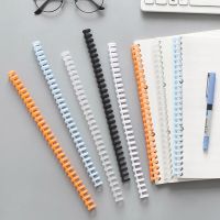 5Pc 12mm 30 Hole Loose-leaf Plastic Binding Ring Spring Spiral Rings for A4 A5 Paper Notebook Stationery Office Supplie Note Books Pads