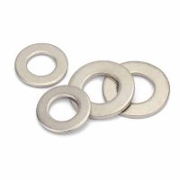 1/2/5/10pcs Pure Titanium TA2 Flat Washer Plain Gasket for M2.5 M3 M4 M5 M6 M8 M10 M12 M14 M16 M18 M20 Screw Bolt GB97 Nails  Screws Fasteners