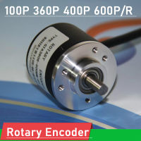 Encoder โรตารี่ที่เพิ่มขึ้น100P 360P 400P 600P /R Photoelectric Proximity Sensor Switch AB เฟส Encoder 6มม. เพลา W Coupling