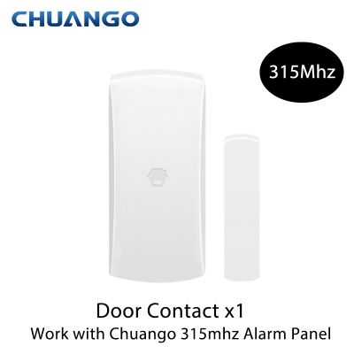 【LZ】▫❧  315MHz/433Mhz Wireless Window Door Sensor  For Original CHUANGO Home Wireless Alarm System