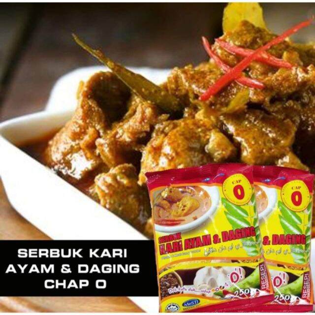 Rempah Kari Ayam Dan Daging Bumiputra Cap O Ready Stock Lazada