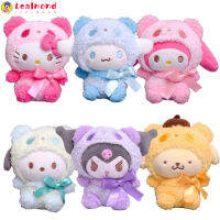 LEAL RC ตุ๊กตาน่ารักการ์ตูนแปลงร่างแพนด้า Kuromi Melody Cinnamoroll จี้ตุ๊กตายัดนุ่น