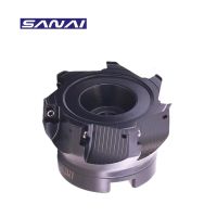 SANAI EM90 หน้าตัดมิลลิ่งสําหรับใส่ APKT1003 50-22-6T 63-22-7T หัวกัด 90 องศา CNC Milling Tool