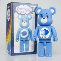 Bearbrick รุนแรงหมี Bearbrick รักหมี Carebears โคลเวอร์สี่ใบหมี400% กล่องสีร่วมแหวน