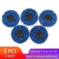 5pcs 2 Inch 50mm Quick Change Abrasive Disc Easy Strip Clean Grinding Wheels for Surface Rust Removal Polishing