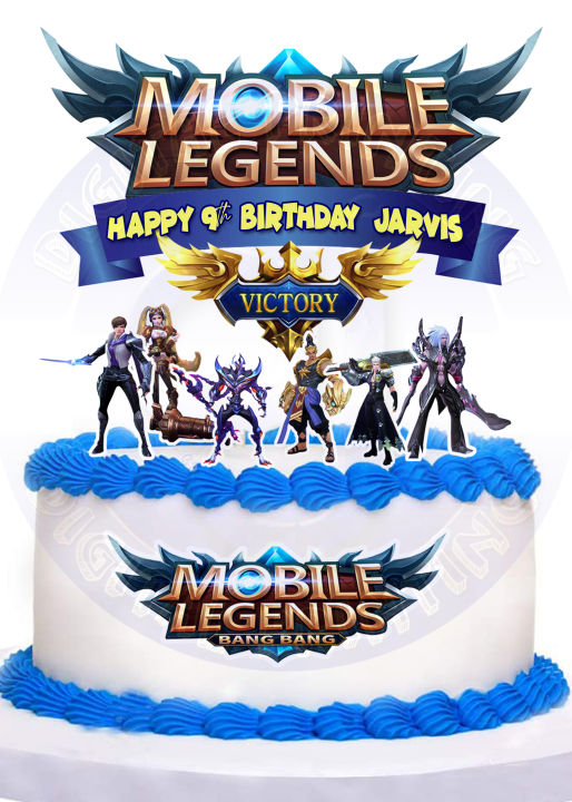 Mobile Legend Personalized Cake Topper Lazada Ph