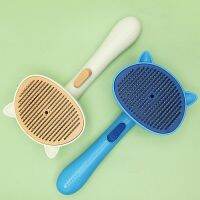 Pet Grooming Comb Pet Self Cleaning Brushes for Long or Short Haired Dogs Cats Rabbits with Release Button Stainless Steel Teeth Brushes  Combs