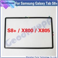 กระจกสัมผัสด้านนอกสำหรับกาแลคซี่แท๊ป S8 Sm X800 Sm X805 Sm X806 X800 X805 X806 Lcd แบบสัมผัสแก้วเลนส์ภายนอกกระจกหน้า