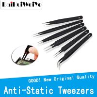 【HOT】 6PCS Anti-Static Tweezer Maintenance Repair Anti Static Making Hand