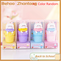 Behoo กบเหลาดินสอซิลิโคนลายการ์ตูนคาวาอี้แบบสุ่มสีสำหรับเด็กนักเรียนของขวัญรางวัลเครื่องเขียนของนักเรียนกบเหลาดินสอ