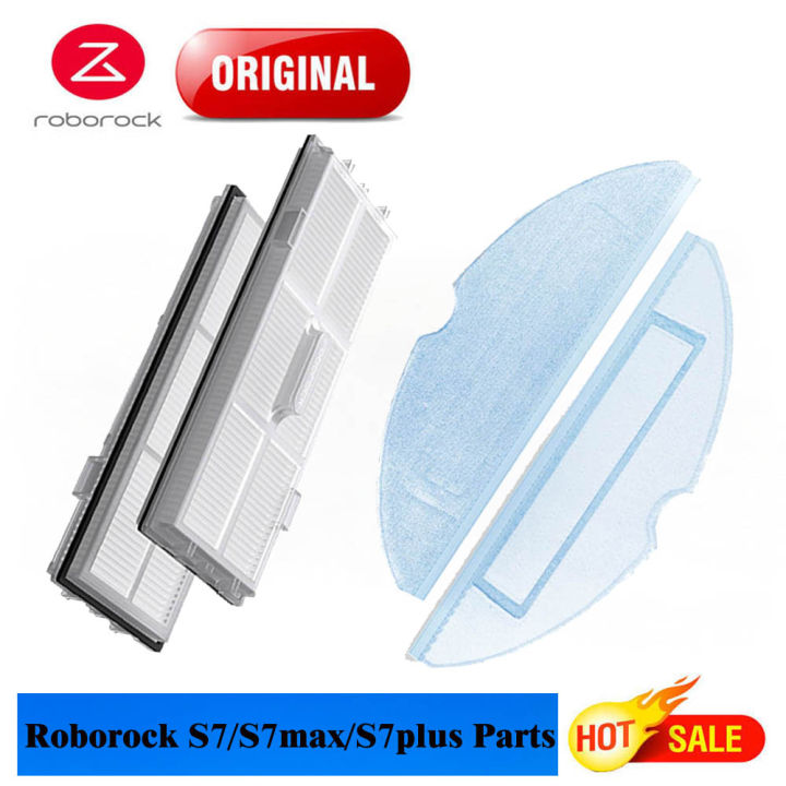 Original Roborock Washable HEPA Filter for S7 /S7 MaxV/S8 /S8 + / S7 Pro  Ultra Robot Vacuum Cleaner Replacement Spare Parts