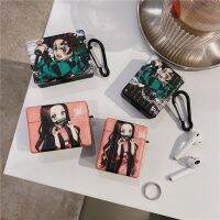 Cute Japan Demon Slayer Earphone Case For Apple AirPods 1 2 3 Pro Trunk Wireless bluetooth headset Anime Kimetsu No Yaiba Cover Wireless Earbud Cases