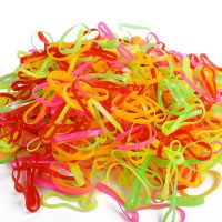 【hot】☃♈❖  50g/bag Colorful Small Disposable Hair Bands Scrunchie Elastic Rubber Band Ponytail Holder Accessories Ties