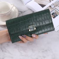 Women 39;s Wallet Long Hand Purse Solid Color PU Ultra thin Multi card Slot Large capacity Wallet Luxury Brand Leather Wallet 2022