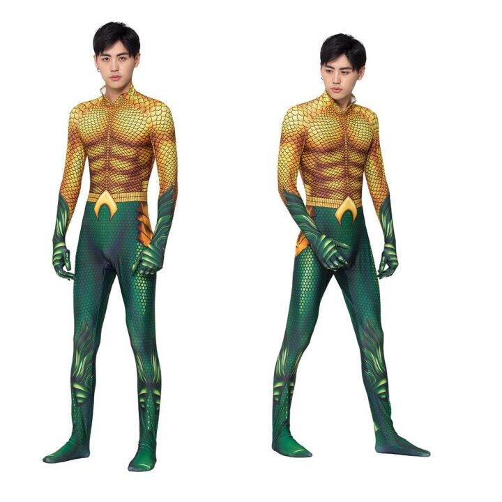 พร้อมส่ง-ชุดบอดี้สูทคอสเพลย์-aquaman-arthur-curry-spandex-zentai-สําหรับปาร์ตี้ฮาโลวีน-qc7311028